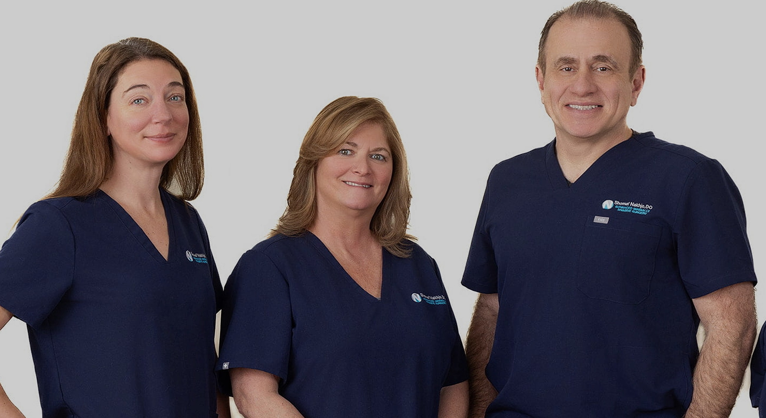 Dr. Shomaf Nakhjo and staff.